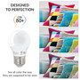Simba Lighting® LED A15 ETL Listed 7W 60W Equivalent Small Bulbs 120V E26 Base 5000K Daylight 4-Pack