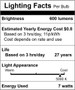 Simba Lighting® LED A15 ETL Listed 7W 60W Equivalent Small Bulbs 120V E26 Base 5000K Daylight 4-Pack