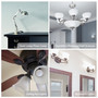 Simba Lighting® LED A15 ETL Listed 7W 60W Equivalent Small Bulbs Dimmable 120V E26 Base 5000K Daylight 6-Pack