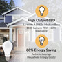 Simba Lighting® LED A19 ETL Listed 12W 75W-100W Equivalent Bulbs 120V E26 Base 5000K Daylight 4-Pack
