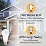 Simba Lighting® LED A19 ETL Listed 14W 100W-125W Equivalent Bulbs 120V E26 Base 5000K Daylight 4-Pack