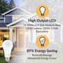 Simba Lighting® LED A19 ETL Listed 14W 100W-125W Equivalent Bulbs 120V E26 Base 2700K Warm White 4-Pack