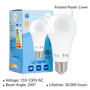 Simba Lighting® LED A19 ETL Listed 14W 100W-125W Equivalent Bulbs 120V E26 Base 2700K Warm White 4-Pack