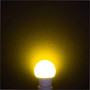 Simba Lighting® LED Bug Repelling A15 7W 60W Equivalent ETL Listed Bulbs 120V E26 Base Amber Warm Light 4-Pack
