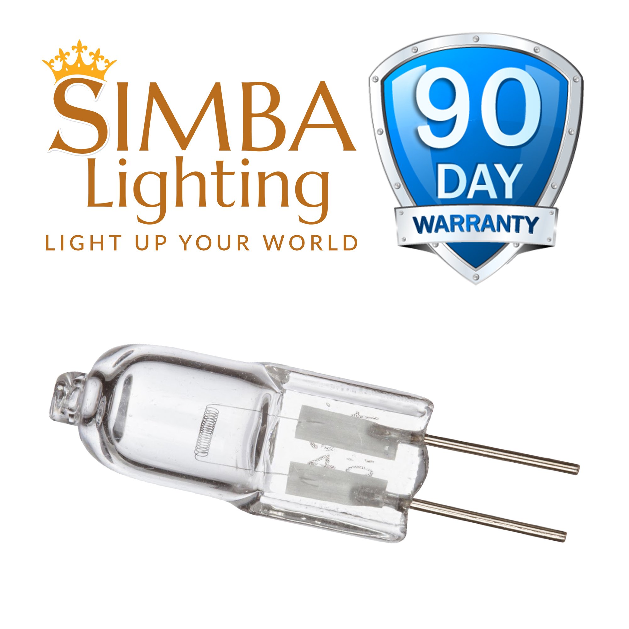 Simba Lighting® Halogen G4 T3 20W 280lm Bi-Pin Bulbs 12V JC 2700K Warm White ,10-Pack