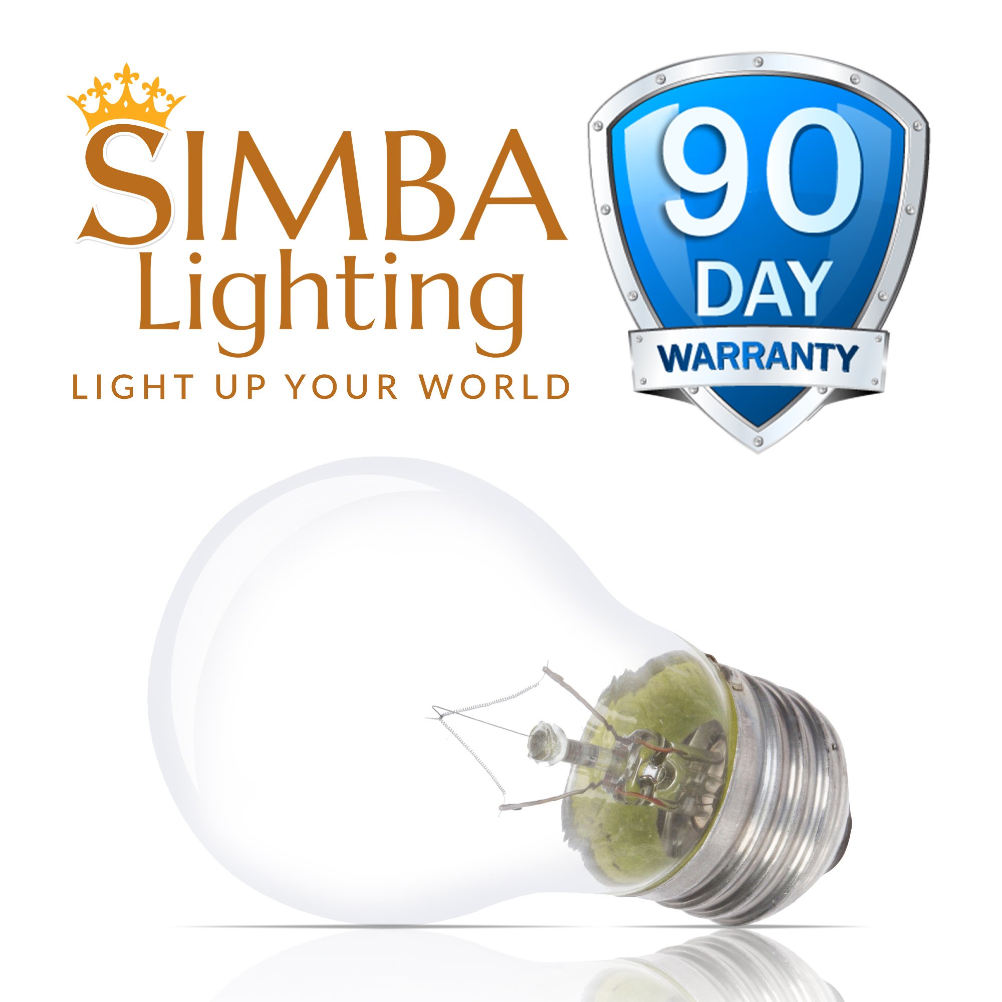 Simba Lighting® Incandescent Appliance Light Bulb A15 40W E26