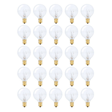 Simba Lighting C7 15W Replacement Bulb Clear Candle Shape 120V, E12 Candelabra Base, 2700K, 6-Pack | Cheetah Trading Post