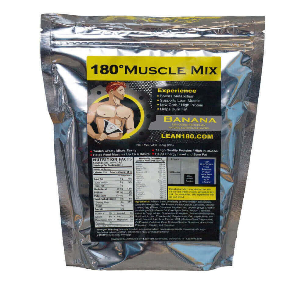 Best Tasting Protein Shake, Low Carbs, Lean Muscle Builder-Lean 180