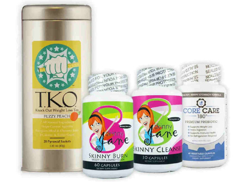 Ultimate cleanse detox and energy kit in Peach Flavor improve your stomach health and digestion