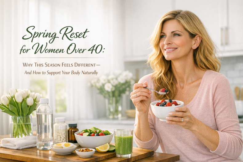 Spring Reset for Women Over 40: Why This Season Feels Different — And How to Support Your Body Naturally