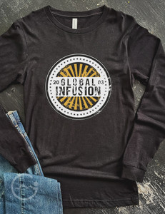 Global Infusion Est. 2003 Logo Long Sleeve Shirt Global Infusion Est. 2003 Logo Long Sleeve Shirt