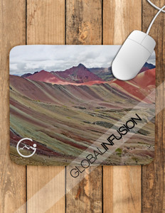 Rainbow Mountains in Peru Mousepad Rainbow Mountains in Peru Mousepad