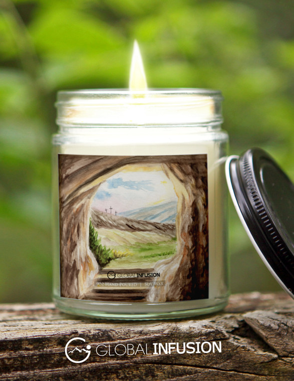 Jesus' Empty Tomb Easter Morning Scented Candle