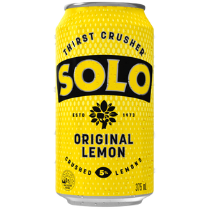 Solo Lemon 375mL Cans 30 Pack