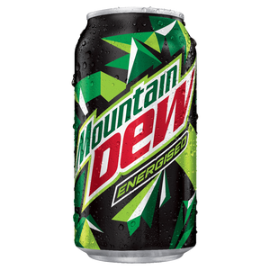 Mountain Dew Energised 375mL Cans 30 Pack
