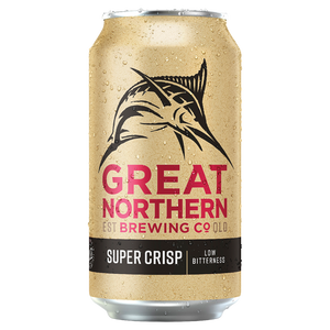 Great Northern Super Crisp Lager 375mL Cans 24 Pack