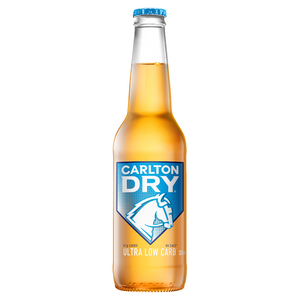Carlton Dry Ultra Low Carb 4.2% 330mL Bottles 24 Pack