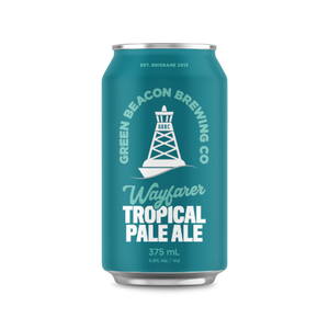 Green Beacon Wayfarer Tropical Ale 375mL Cans 16 Pack