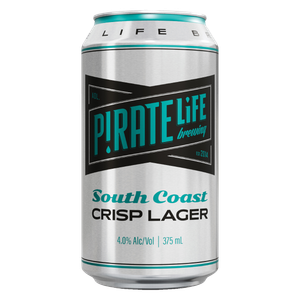 Pirate Life South Coast Crisp Lager 375mL Cans 24 Pack