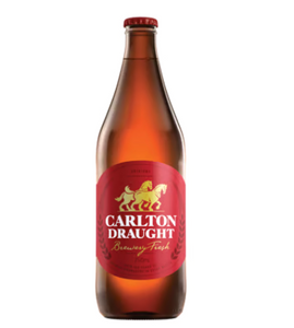 Carlton Draught 750mL Bottles 12 Pack