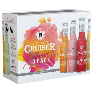 Vodka Cruiser Mixed 275mL Bottles 10 Pack