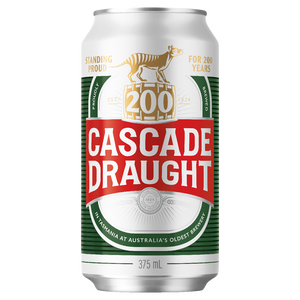 Cascade Draught 375mL Cans 24 Pack (200 Year Edition)
