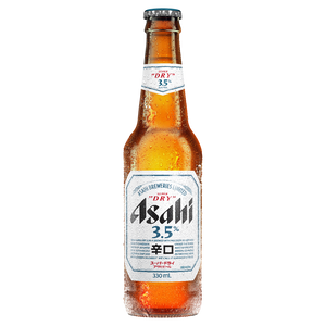 Asahi Super Dry 3.5% 330mL Bottles 24 Pack (Q)