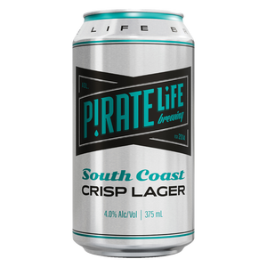 Pirate Life South Coast Crisp Lager 375mL Cans 24 Pack (Q)