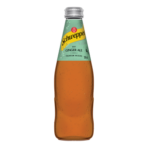 Schweppes Ginger Ale 300mL Bottles 24 Pack (Q)