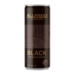 AllPress Iced Black Coffee 240mL Cans 12 Pack (Q)