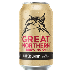 Great Northern Super Crisp Lager 375mL Cans 24 Pack (Q)
