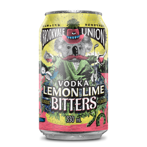 Brookvale Union Lemon, Lime and Bitters 330mL Cans 24 Pack (Q)