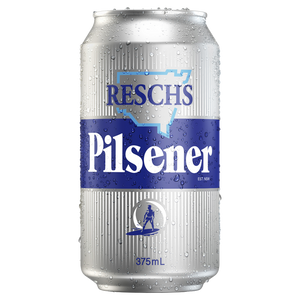Reschs Pilsner 375mL Cans 24 Pack (Q)