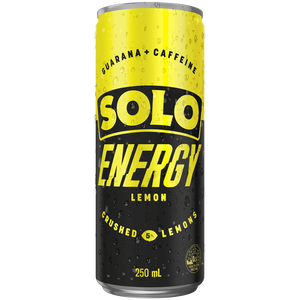 SOLO Energy Lemon 250ml Cans 24 Pack (Q)