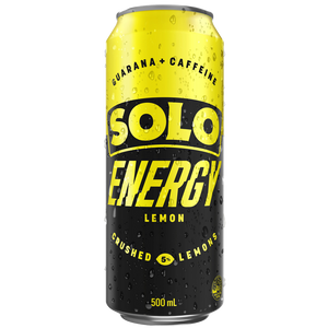 SOLO Energy Lemon 500ml Cans 24 Pack (Q)