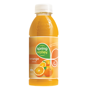 Spring Valley Orange Juice 350mL PET Bottle 18 Pack (Q)