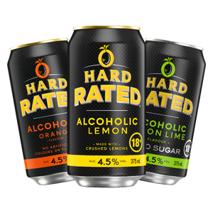 Hard Rated Mixed 4.5% 375mL Cans 30 Pack