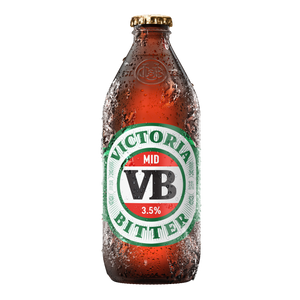 Victoria Bitter 3.5% 375mL Bottles 24 Pack