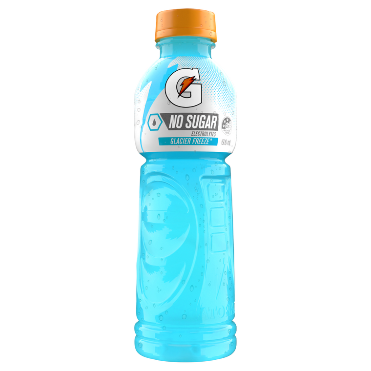 Gatorade No Sugar Glacier Freeze 600mL Bottles 12 Pack