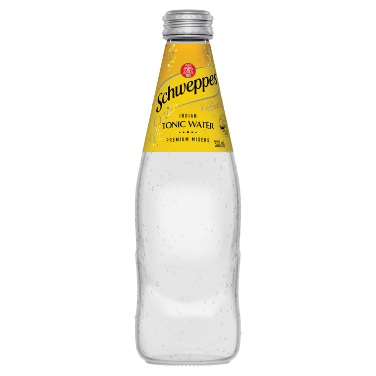 Schweppes Tonic Water 300mL Bottles 24 Pack