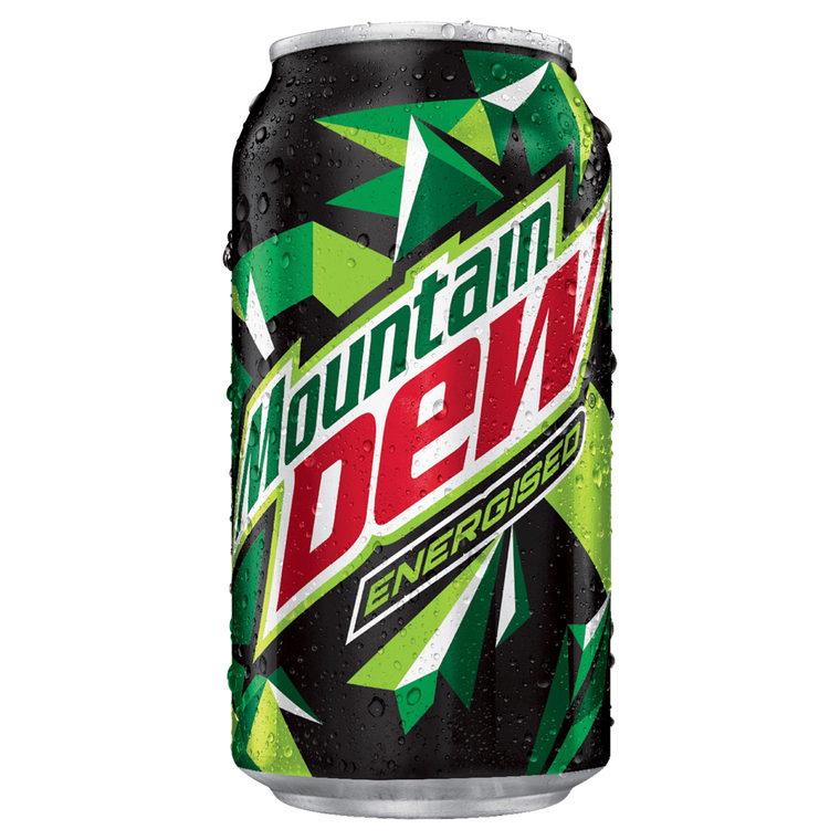 Mountain Dew Energised 375mL Cans 30 Pack