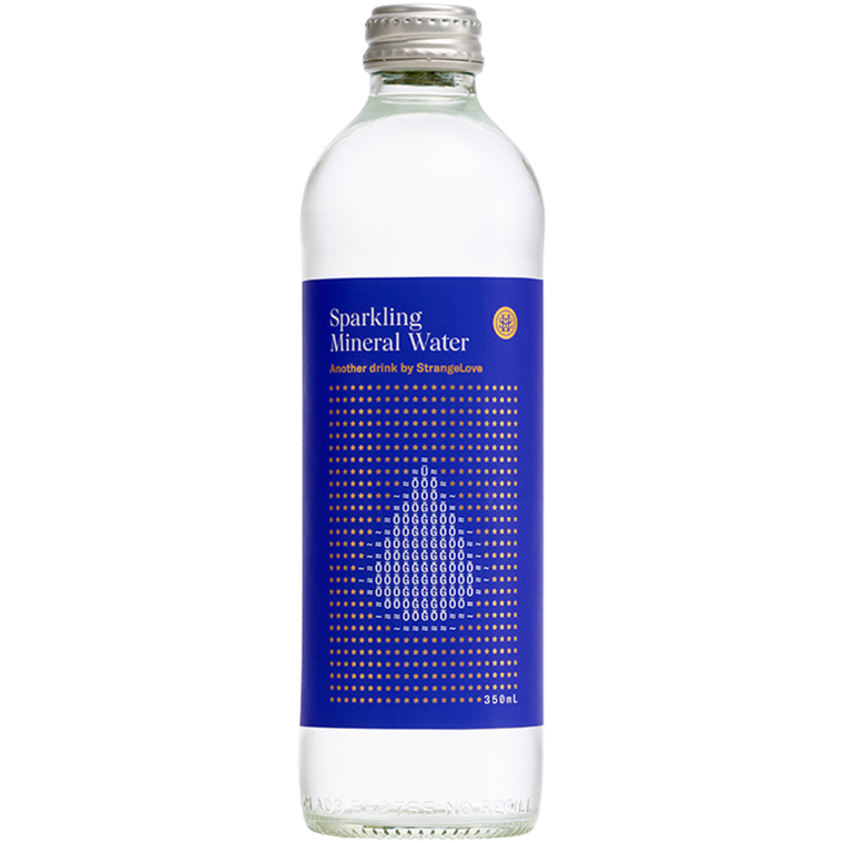 StrangeLove Sparkling Mineral Water 350mL Bottles 24 Pack