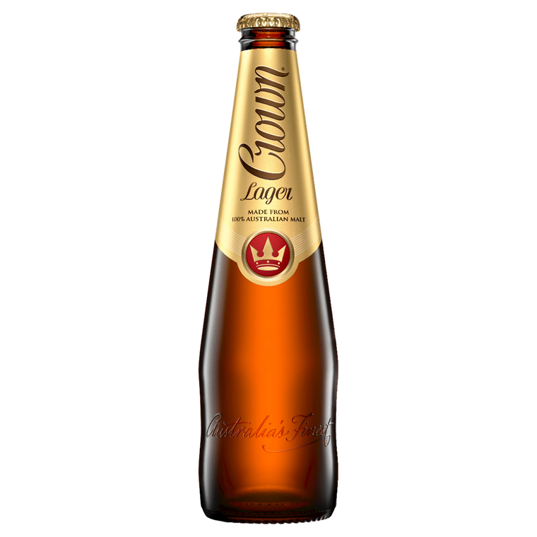 Crown Lager 375mL Bottles 24 Pack