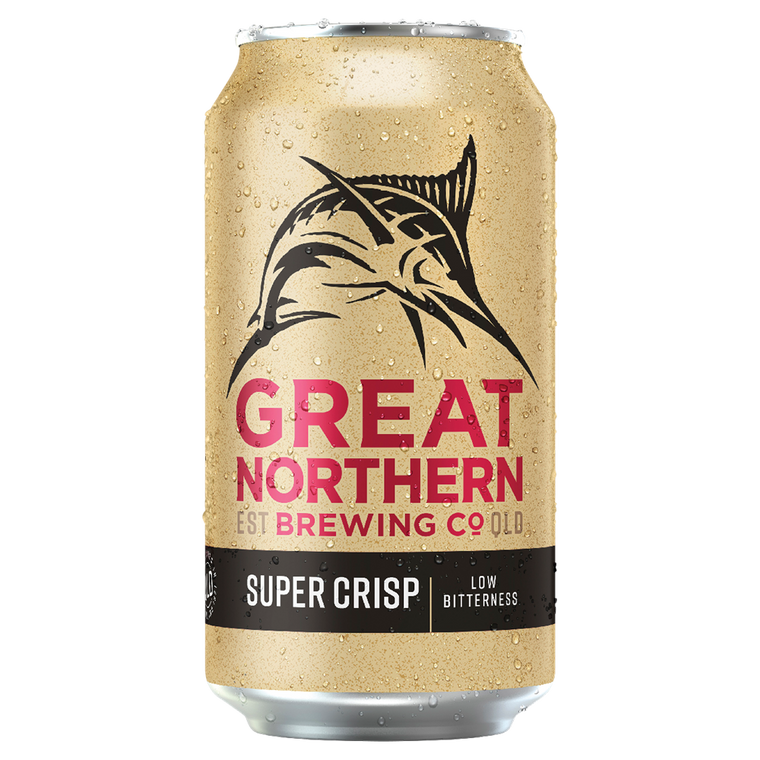Great Northern Super Crisp Lager 375mL Cans 24 Pack