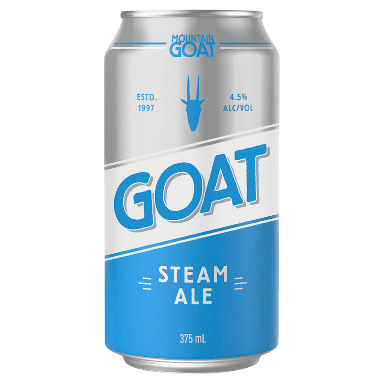 Mountain Goat Steam Ale 375mL Cans 24 Pack