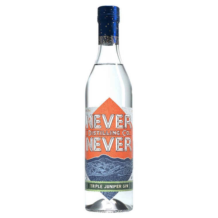 Never Never Triple Juniper Gin 43% 500mL Bottle