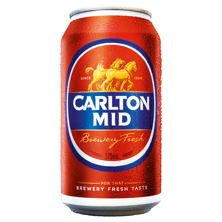 Carlton Mid 375mL Cans 30 Pack