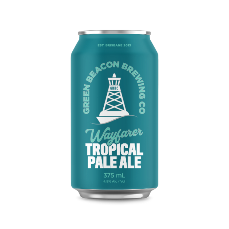 Green Beacon Wayfarer Tropical Ale 375mL Cans 16 Pack