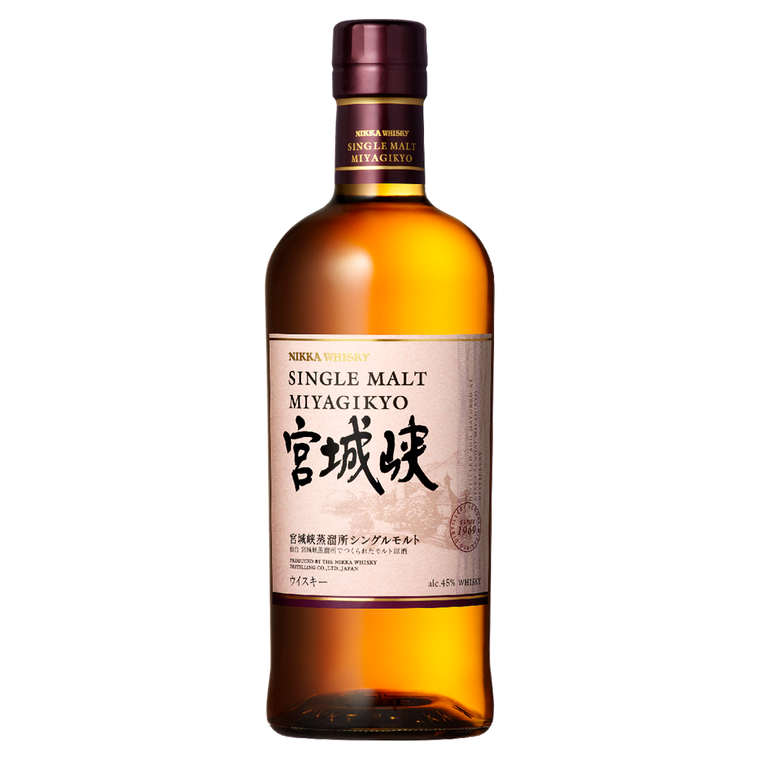 Nikka Miyagikyo Single Malt Whisky 45% 700mL Bottle