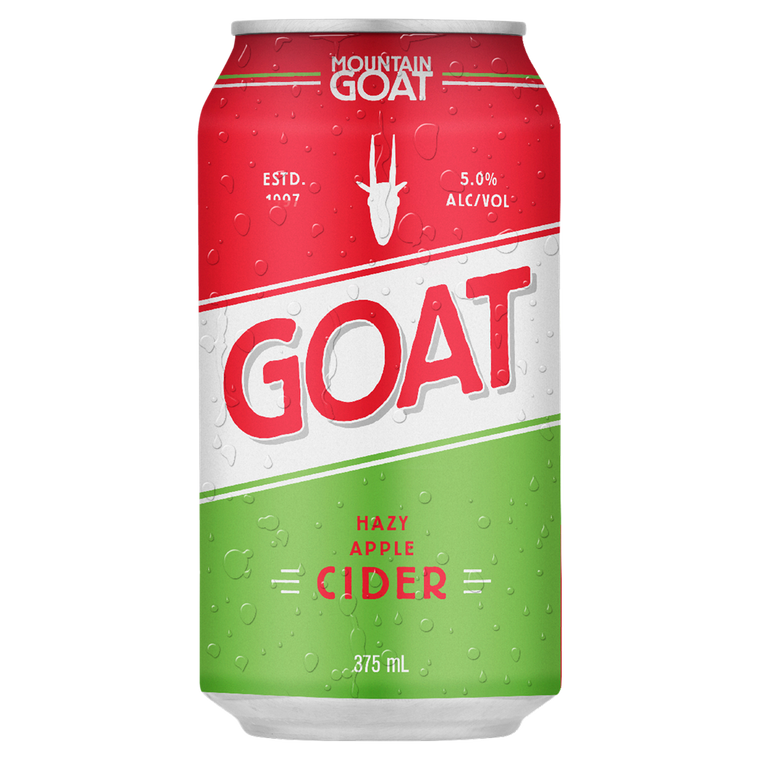 Mountain Goat Hazy Apple Cider 375mL Cans 24 Pack